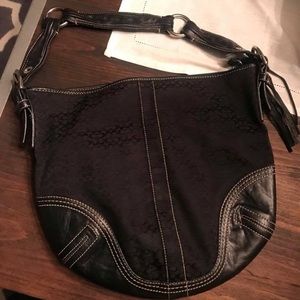 Authentic black Coach purse